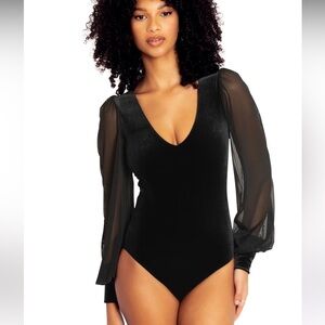 Blackmilk Sheer Excellence Bodysuit
